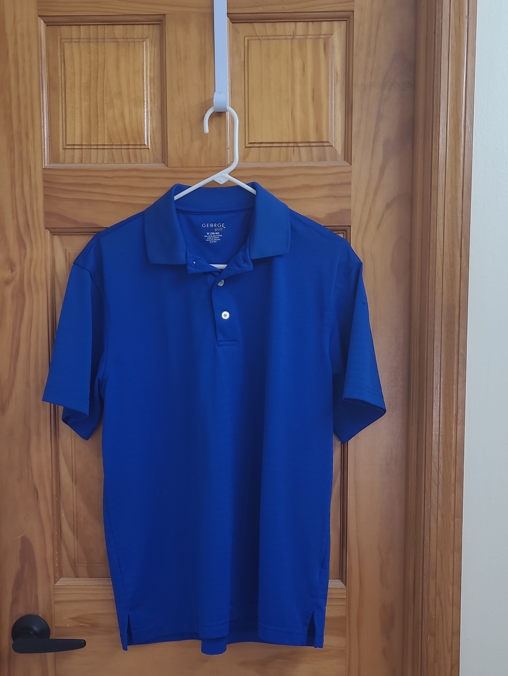 George Men's Blue Short-Sleeve Polo